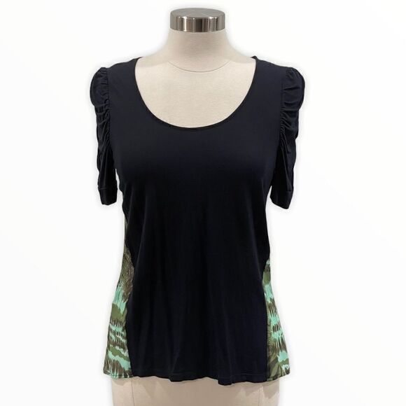 INC International Concepts Ruched Half Sleeves Top - Picture 2 of 10